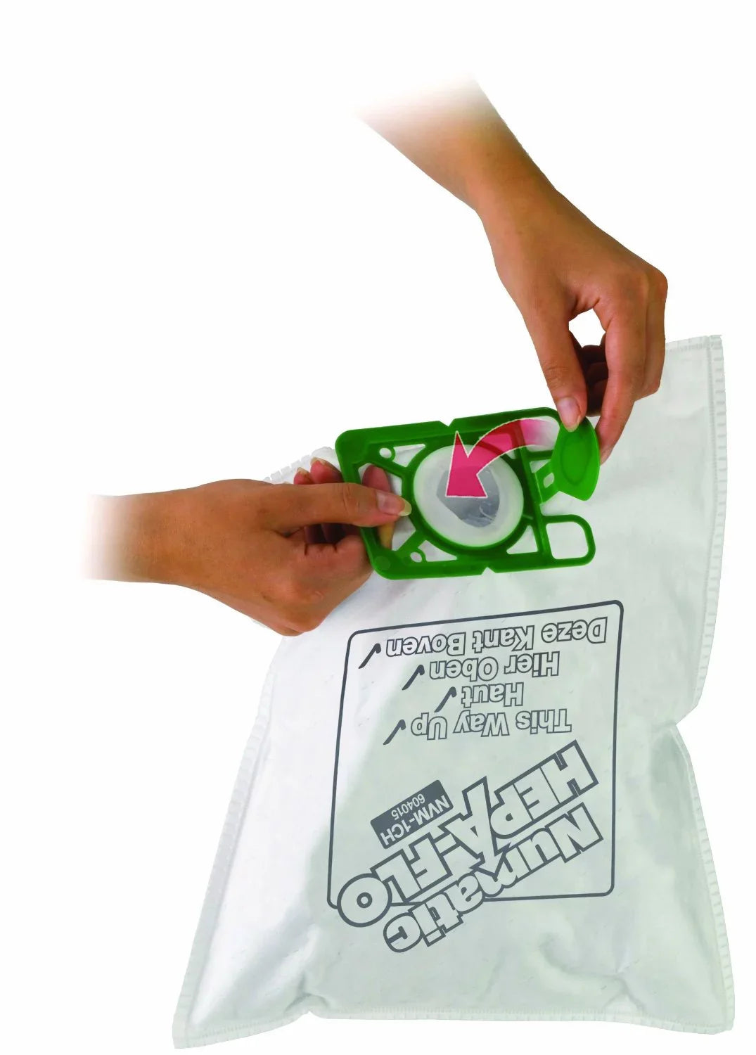 Numatic NVM-1CH HepaFlo' Disposable Filter Bags Pack - for the "Henry" HVR200A, the "Hetty" HET200A, the "James" JVP180, and the "Henry Micro" HVR200M Vacuum Cleaners - (10-Bags Per Pack)