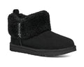 UGG Women's Ultra Mini Braid Boot 1151750, Black, Size 8