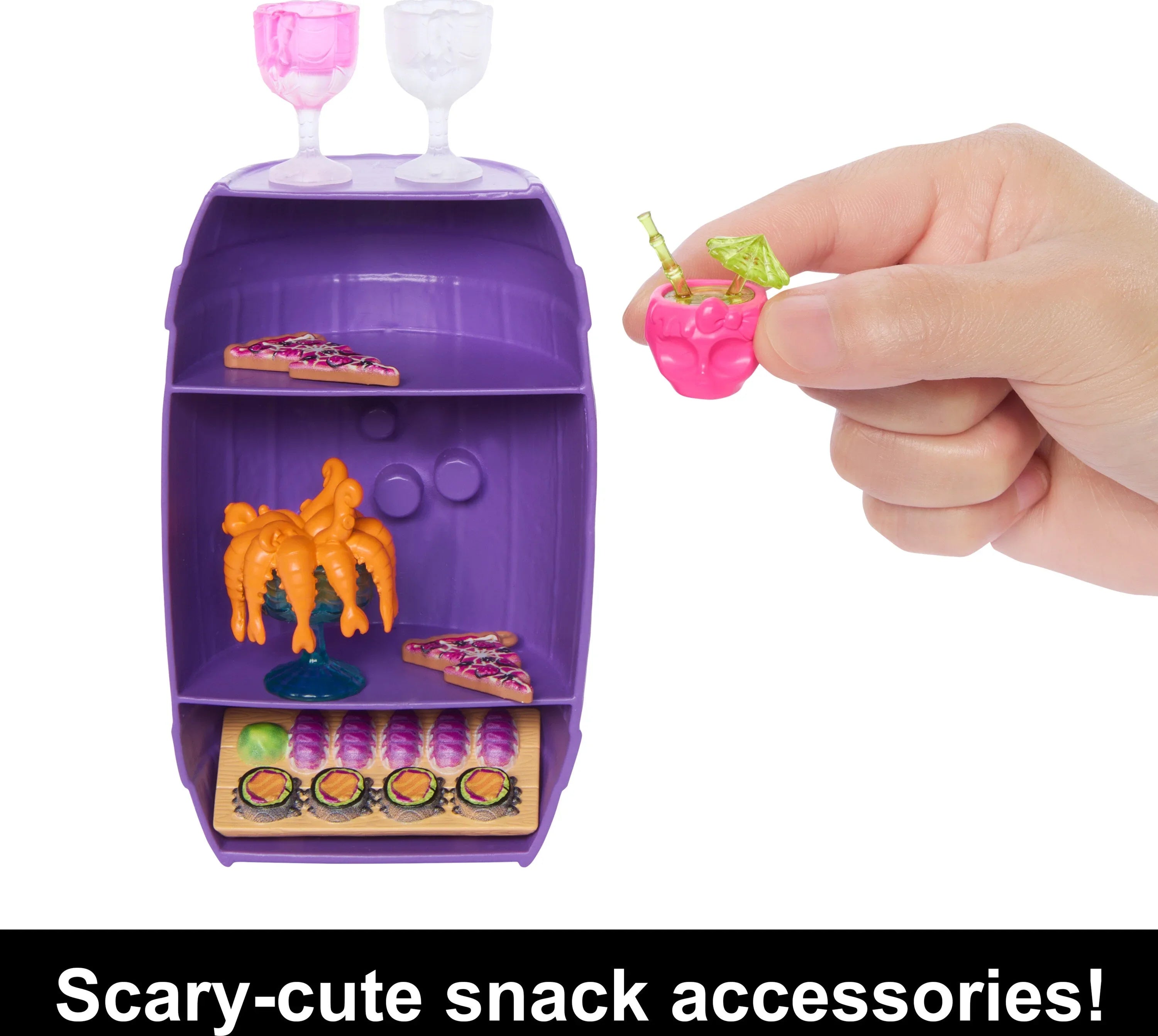 Monster High Lagoona Blue Fashion Doll and Playset, Scare-adise Island Snack Shack with Food Accessories