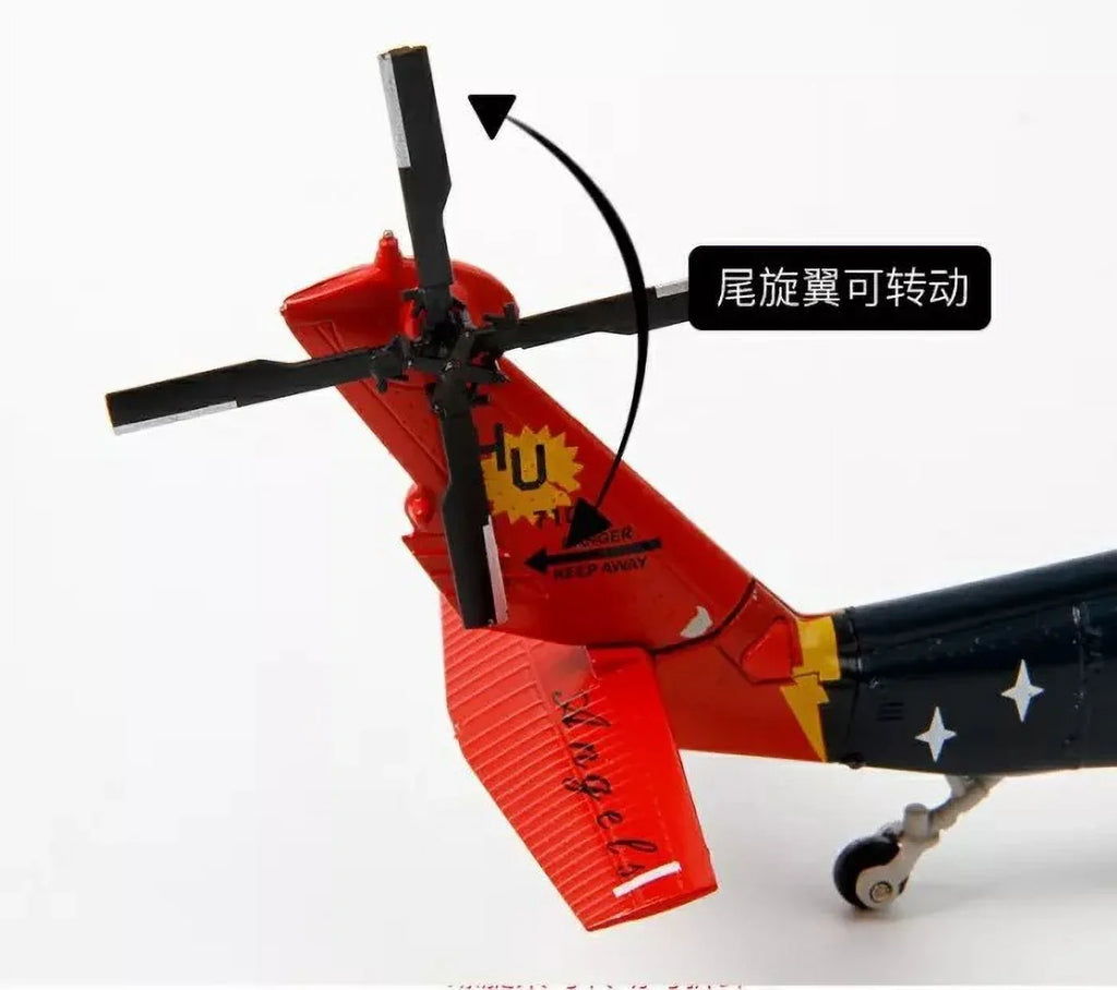 Classic Fighter Model 1:72 USA UH-60 Black Hawk helicopter (Sea Hawk version) Diecast Airplanes Military Display Model Aircraft for Collection