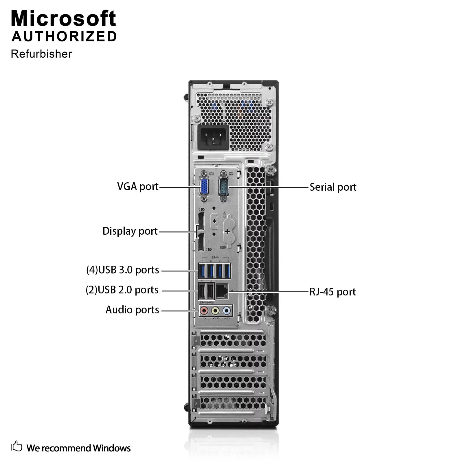 Lenovo ThinkCentre M800 SFF High Performance Desktop Computer, Quad i5-6400 up to 3.3GHz, 8G DDR4, 512G SSD, DVD, WiFi, BT, 4K Support, DP, VGA, Win10 Pro 64 En/Sp/Fr Used Grade A