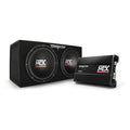 MTX TNP212D2 Dual 12'' Sealed 2Ω Enclosure & Mono Block Amplifier