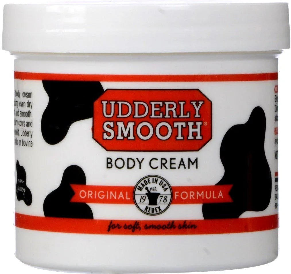 Udderly Smooth Body Cream Skin Moisturizer Original Formula for Rough Dry Skin, 10 Ounce, Pack of 6