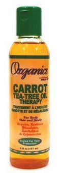 Organincs Carrot Tea Tree Oil 6 Oz. (3-Pack) With Nail File