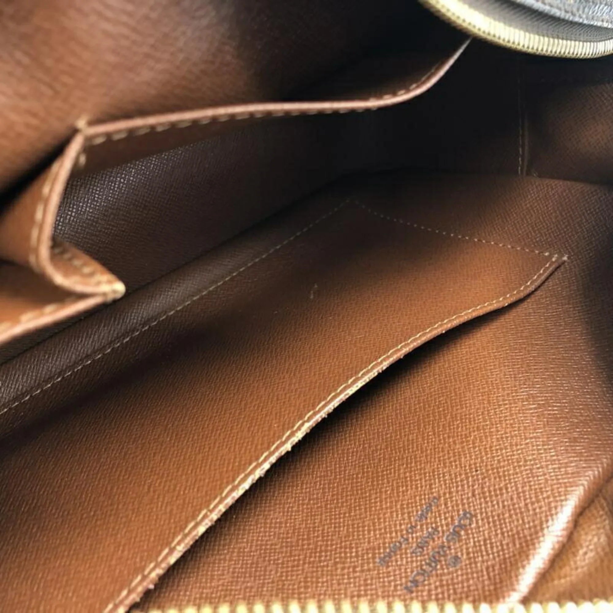 Pre-Owned LOUIS VUITTON Shite MM Handbag M51182 Monogram Brown Louis Vuitton (Good)