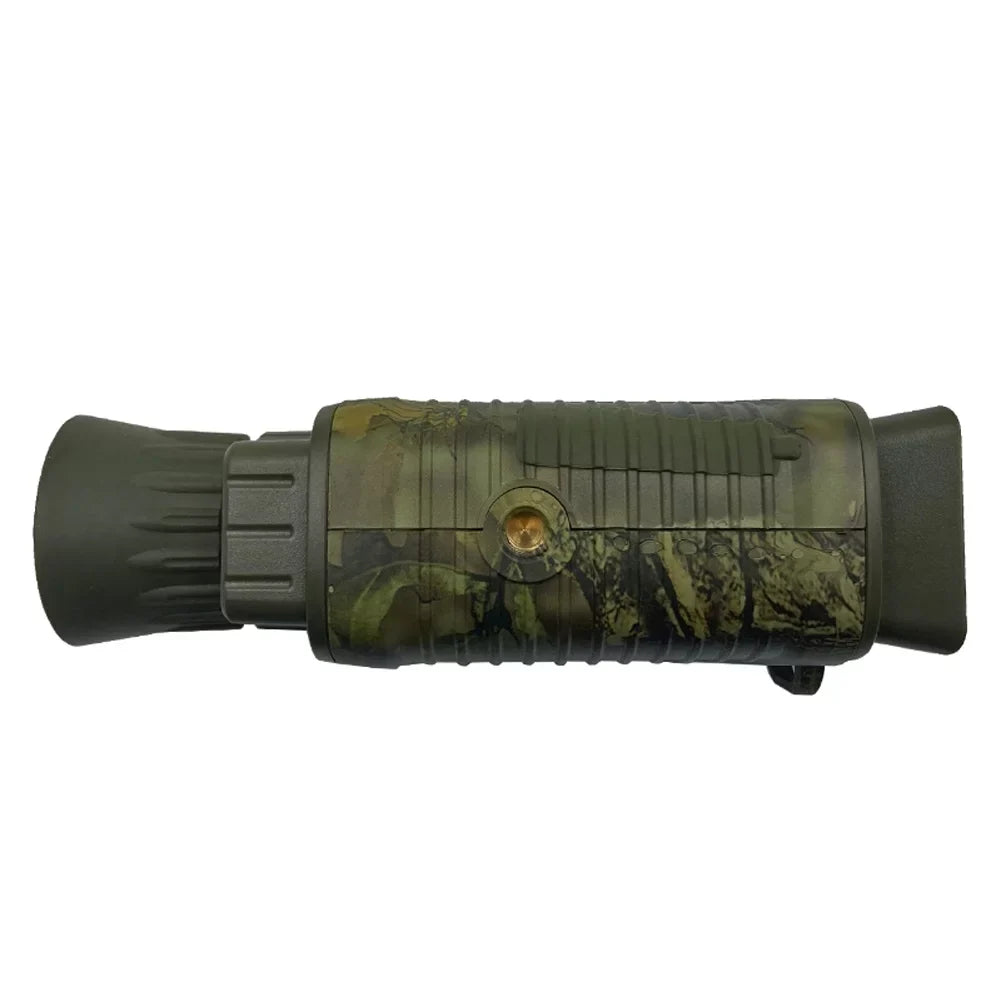 Carevas NV1000 Outdoor Night Vision Device, Infrared Optical Night Vision Monocular Device 9 Languages 5X Digital Zoom Photo Video Playback 200M Full Dark Viewing Distance for Outdoor Hunt Craft
