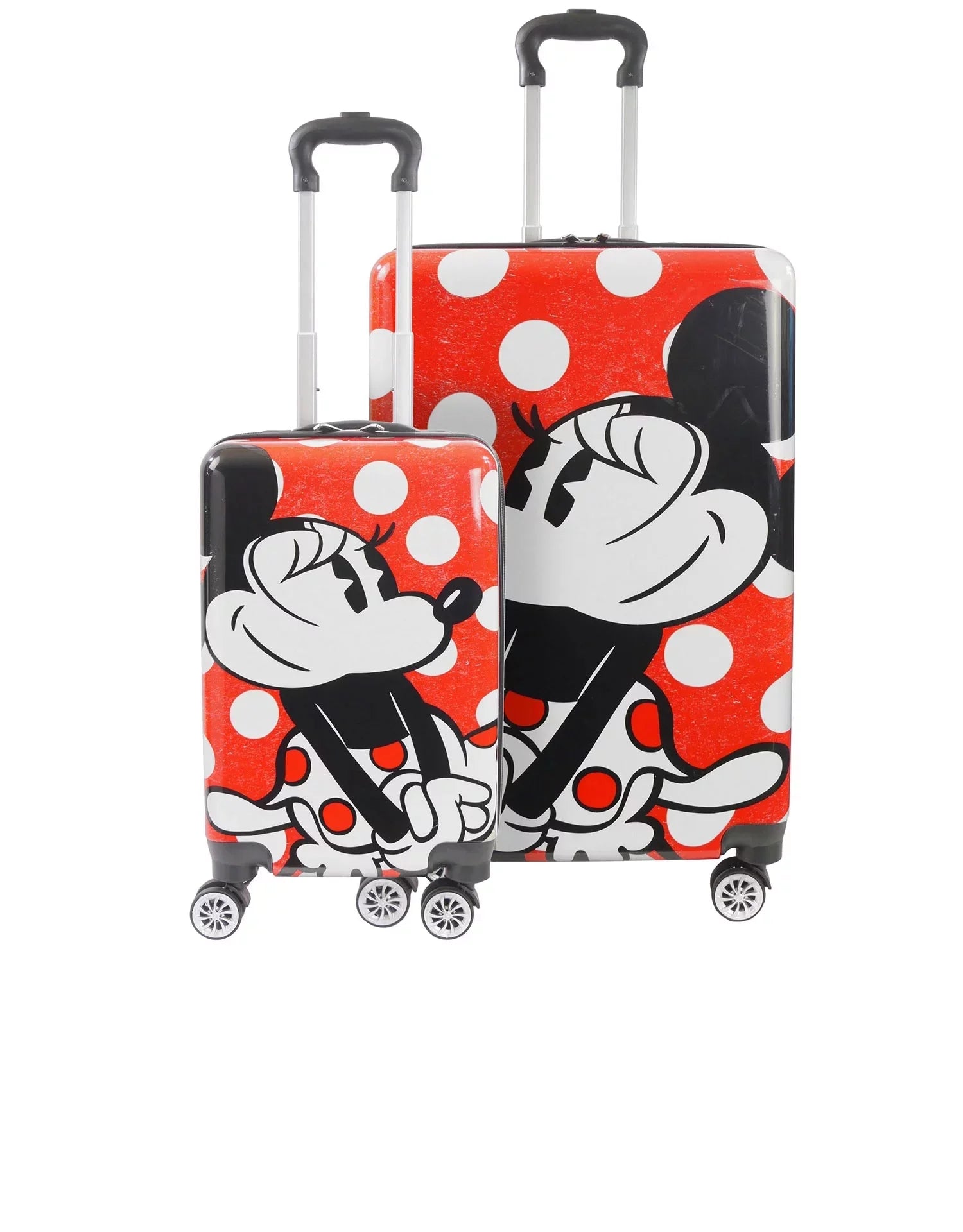 Disney FCFL0119SAMEC Mommy and Me! Minnie Mouse Ful Hardside Spinner Luggage, 2-Piece Set