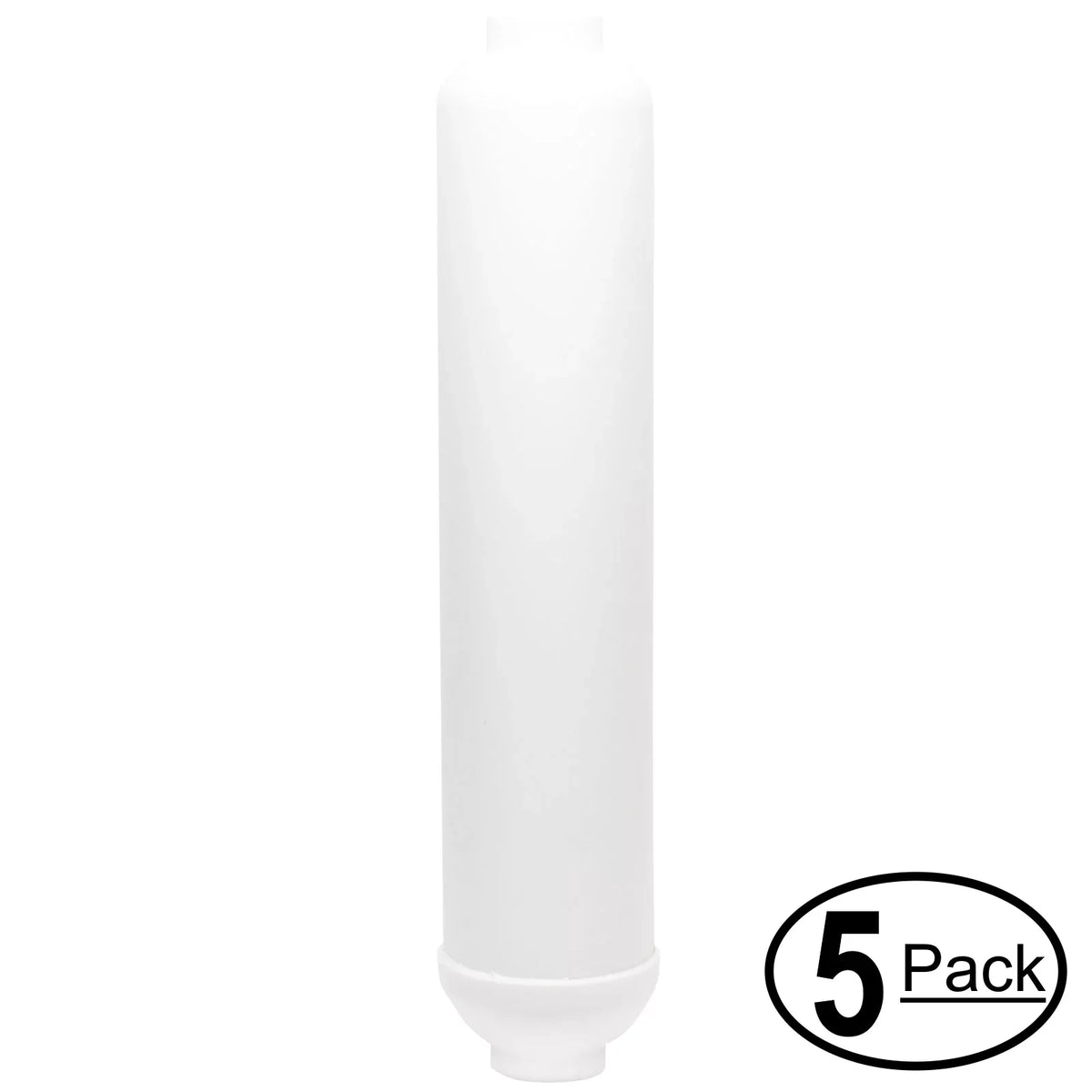 5-Pack Replacement for Watts RO-TFM-4SV Inline Filter Cartridge - Universal 10-inch Cartridge for WATTS PREMIER 500025 FOUR STAGE REVERSE OSMOSIS SYSTEM - Denali Pure Brand