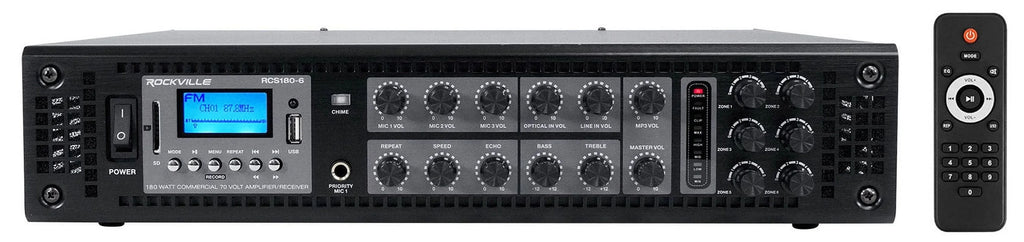 4) JBL 5.25" Black Commercial Wall+6.5" Ceiling Speakers+Amp Restaurant/Cafe/Bar