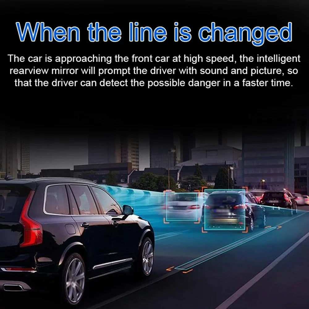 Dual Lens Car Dash Cam: Multi-language Car Video Recorder - Night Vision, 10.26in DVR, 170 Degree Wide Angle, GPS Navigation Camcorder - Enhance Your Car Safety and Navigation Experience