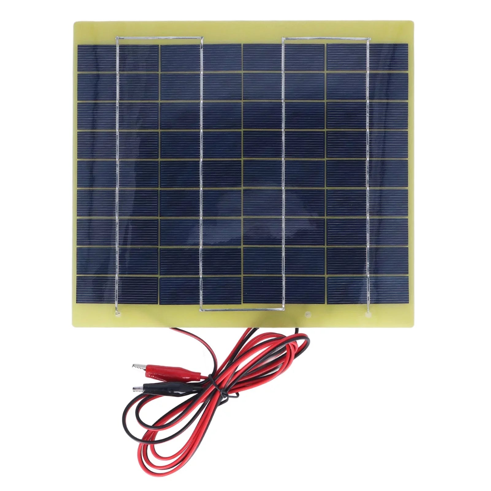 Qulable Solar Panel Polysilicon Material Low Light Efficiency Lightweight Portable Solar Charger for Charging 12V Battery 5W 18V