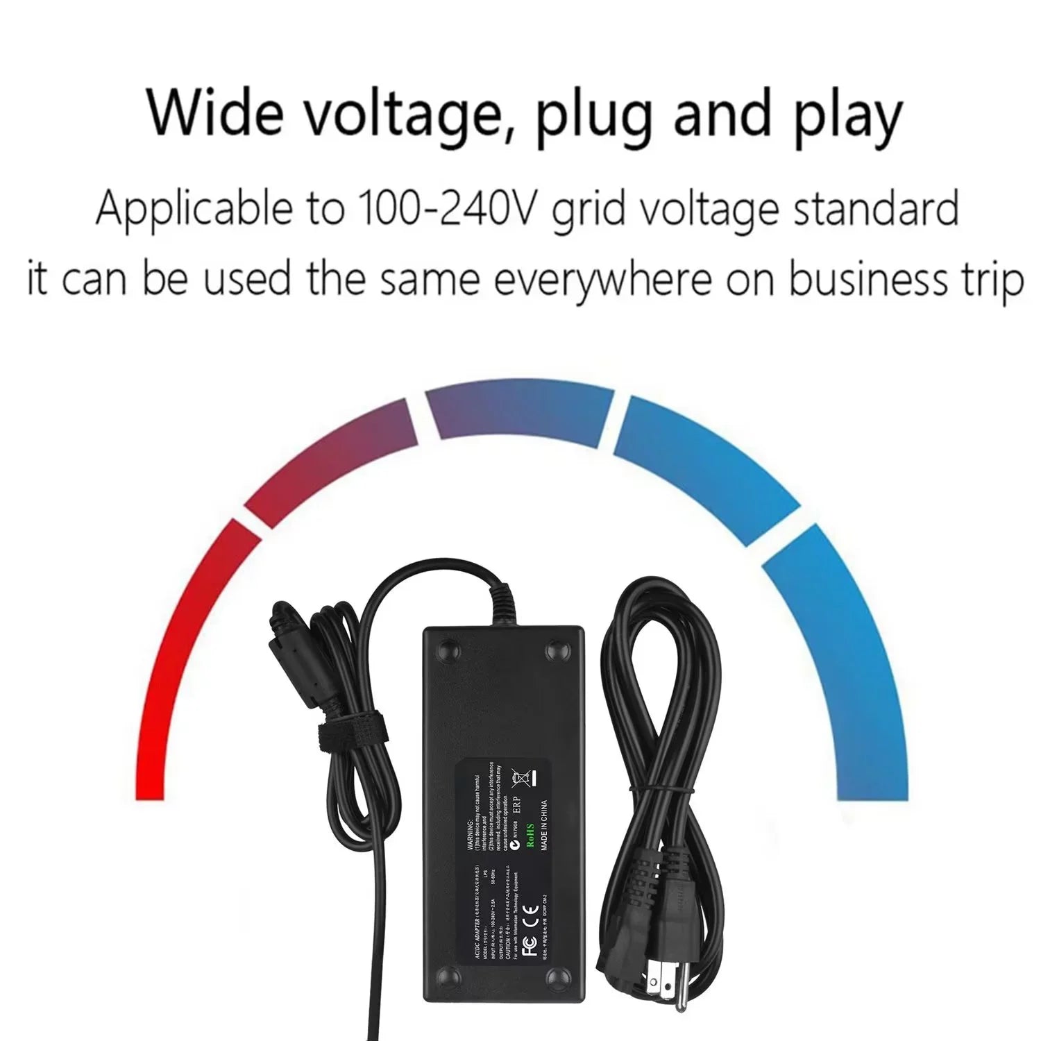 CJP-Geek 19.5V 7.7A AC Adapter Charger for HP Zbook 15 Workstation 677763-002 Power Cord