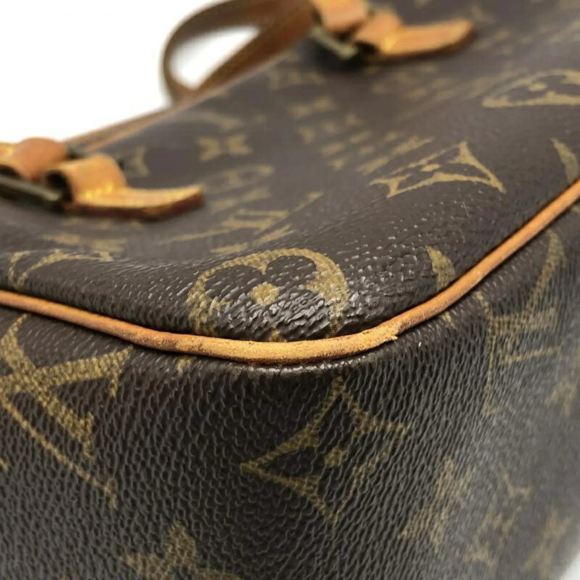 Pre-Owned LOUIS VUITTON Shite MM Handbag M51182 Monogram Brown Louis Vuitton (Good)