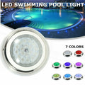 12V 54W RGB Underwater Swimming Pool Light 7 Color-Change LED Lights w/Remote IP68 Waterproof, Stainless Steel