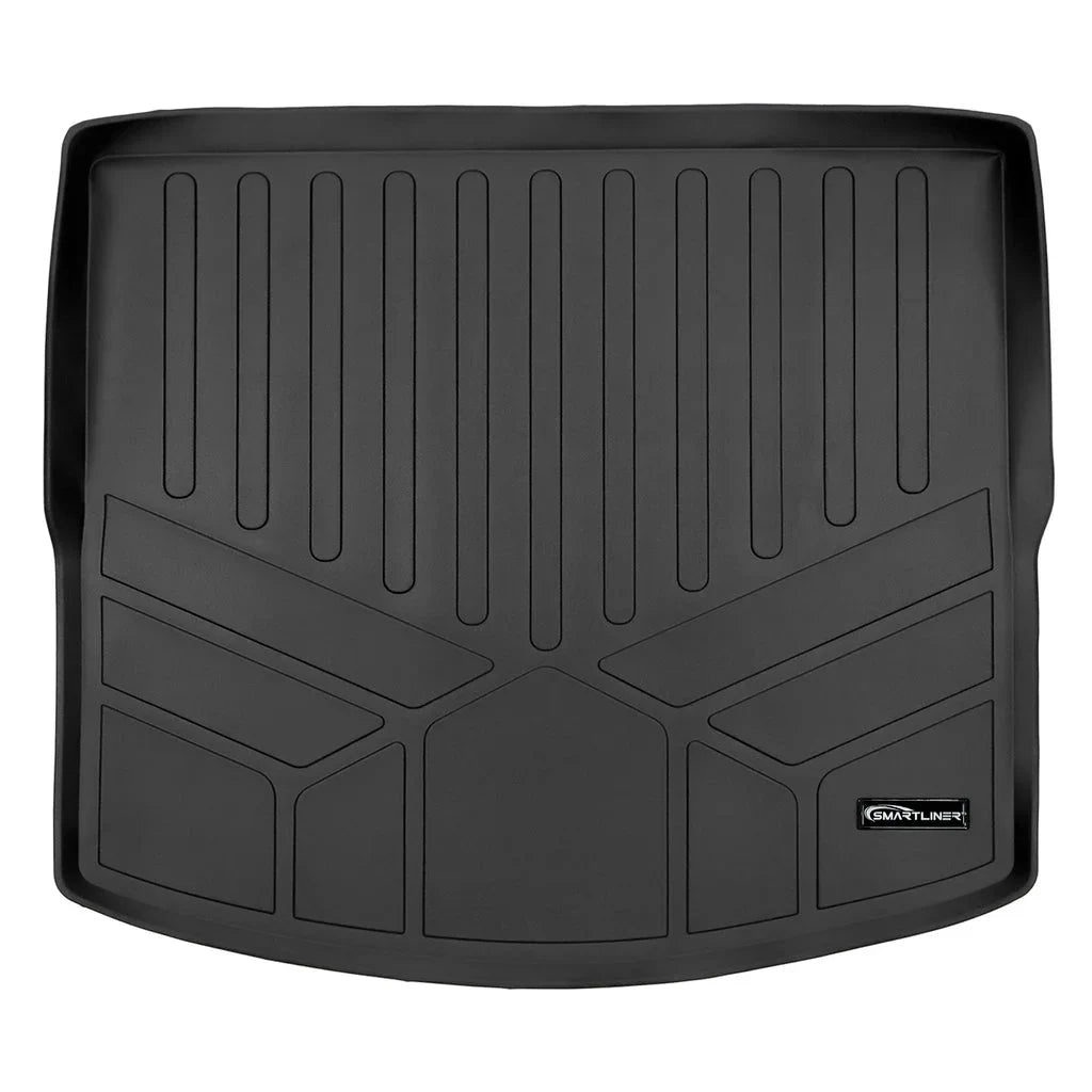 SMARTLINER All Environment Custom Fit Cargo Trunk Liner Floor Mat Black Suitable With 2022-2023 Mazda CX-5 (Cargo Liner Only Fits with Cargo Tray in Upper Position)