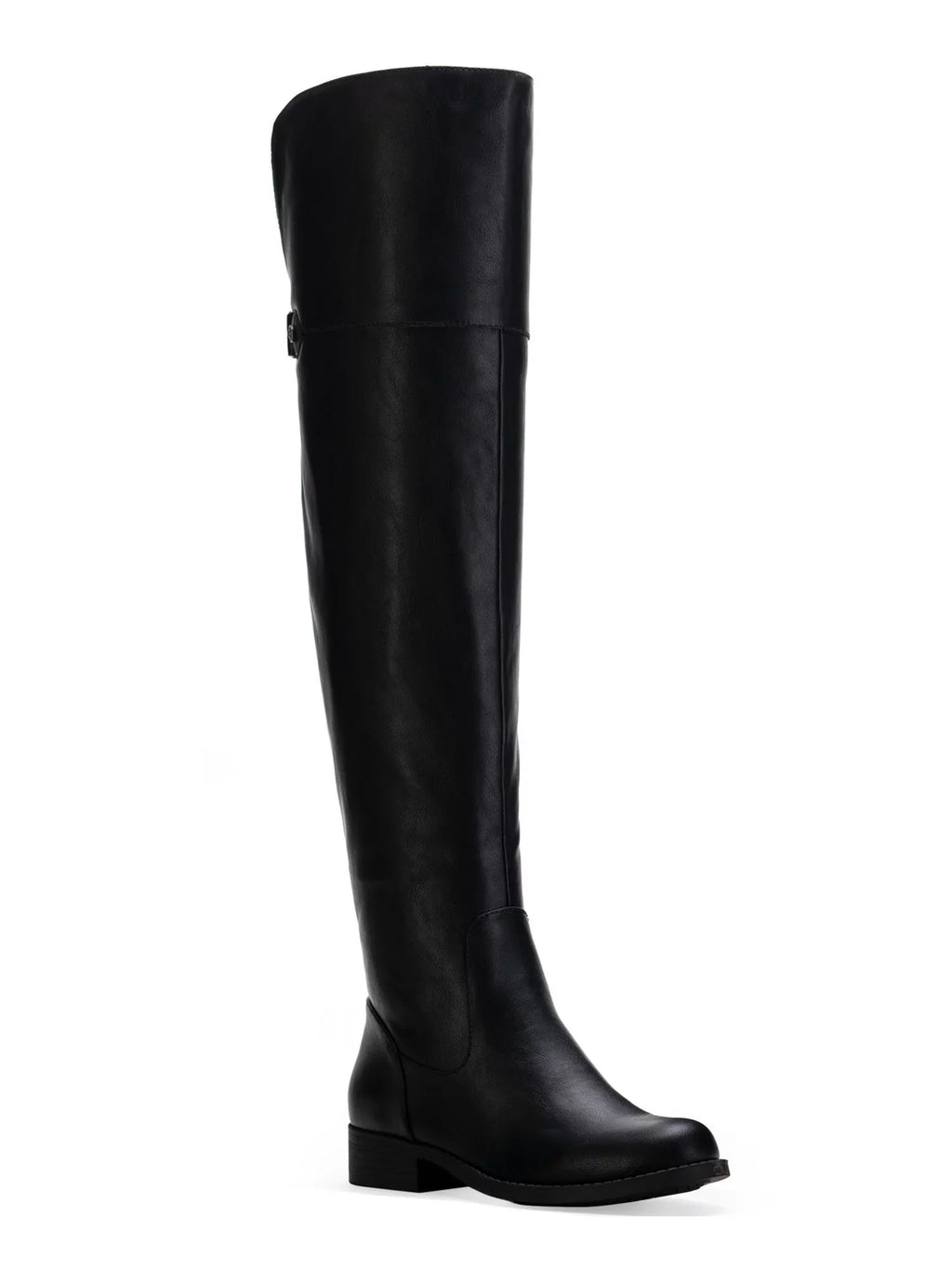 SUN STONE Womens Black Cushioned Gore Stretch Slip Impervious Allicce Round Toe Block Heel Zip-Up Dress Boots Shoes 7.5 M