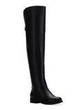 SUN STONE Womens Black Cushioned Gore Stretch Slip Impervious Allicce Round Toe Block Heel Zip-Up Dress Boots Shoes 7.5 M