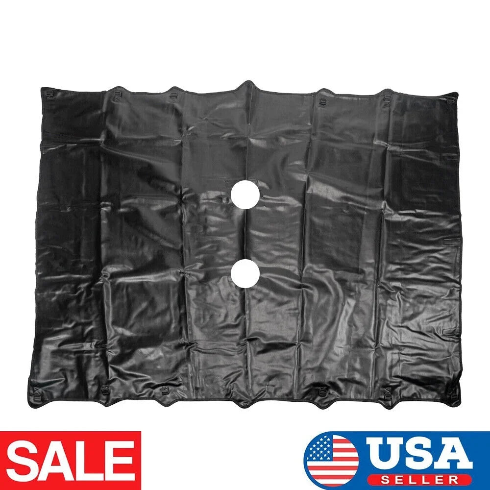 Jahyshow Easy Installation Leather Top Sunshade Protection for Jeep Wrangler JK JKU 07-18 - Enjoy Shade on the Go