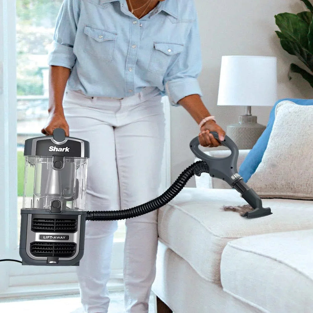Open Box Shark Navigator Vacuum Lift-Away Self Cleaning Brushroll HEPA Filter UV725 Gray