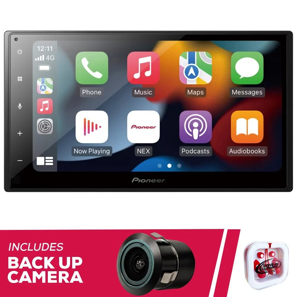 New Pioneer DMH-W2770NEX 6.8" Multimedia Receiver with WiFi and Bullet Camera