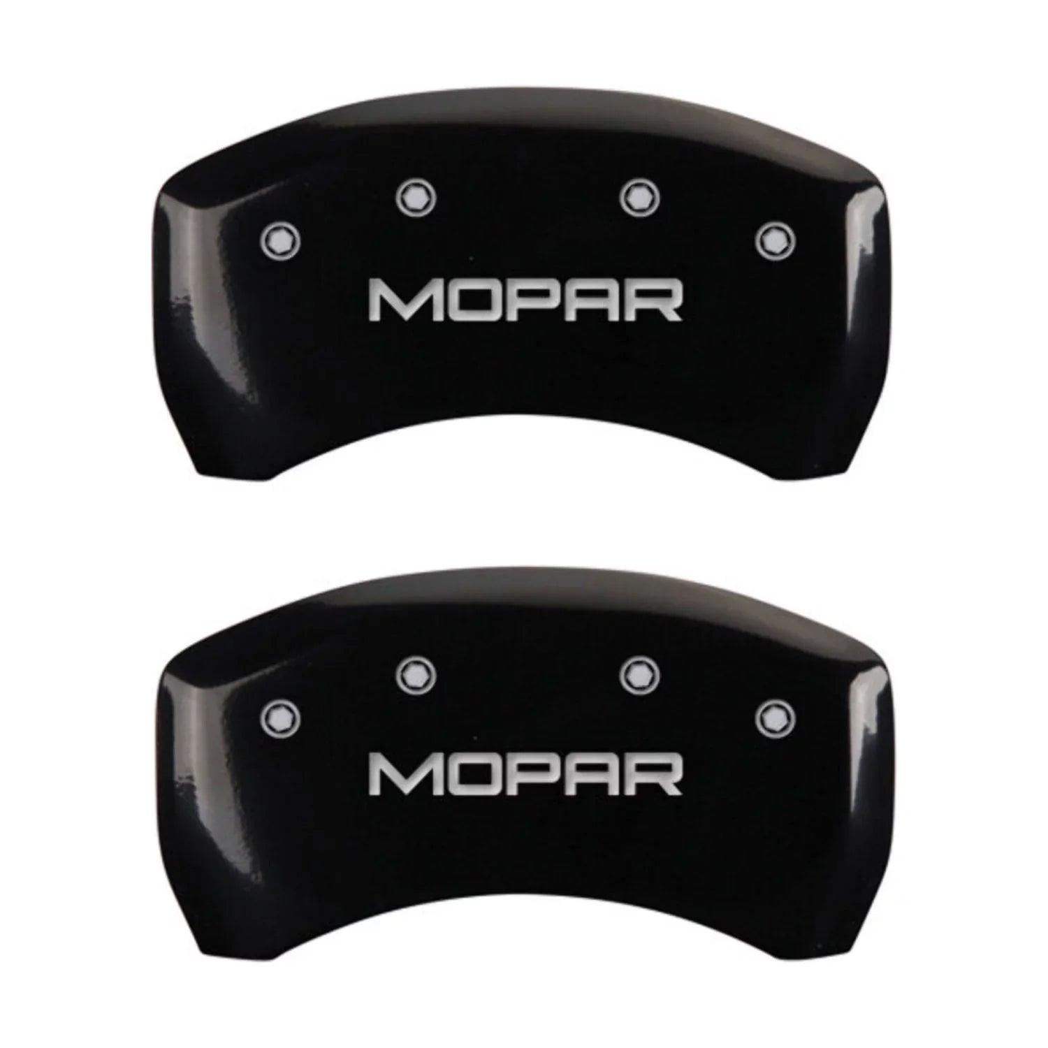 MGP 4 Caliper Wrap Engraved Front & Rear MOPAR Black finish silver ch Fits select: 2013 CHRYSLER 300, 2012 CHRYSLER 300C LIMITED