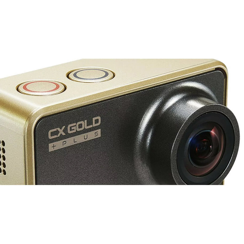 ACTIVEON Digital Camcorder, 2" LCD Touchscreen, CMOS, Full HD, Gold