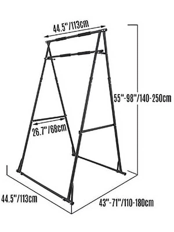 BENTISM Pull Up Bar Foldable Pull Up Station Aerial Yoga Stand Frame Swing Stand Frame
