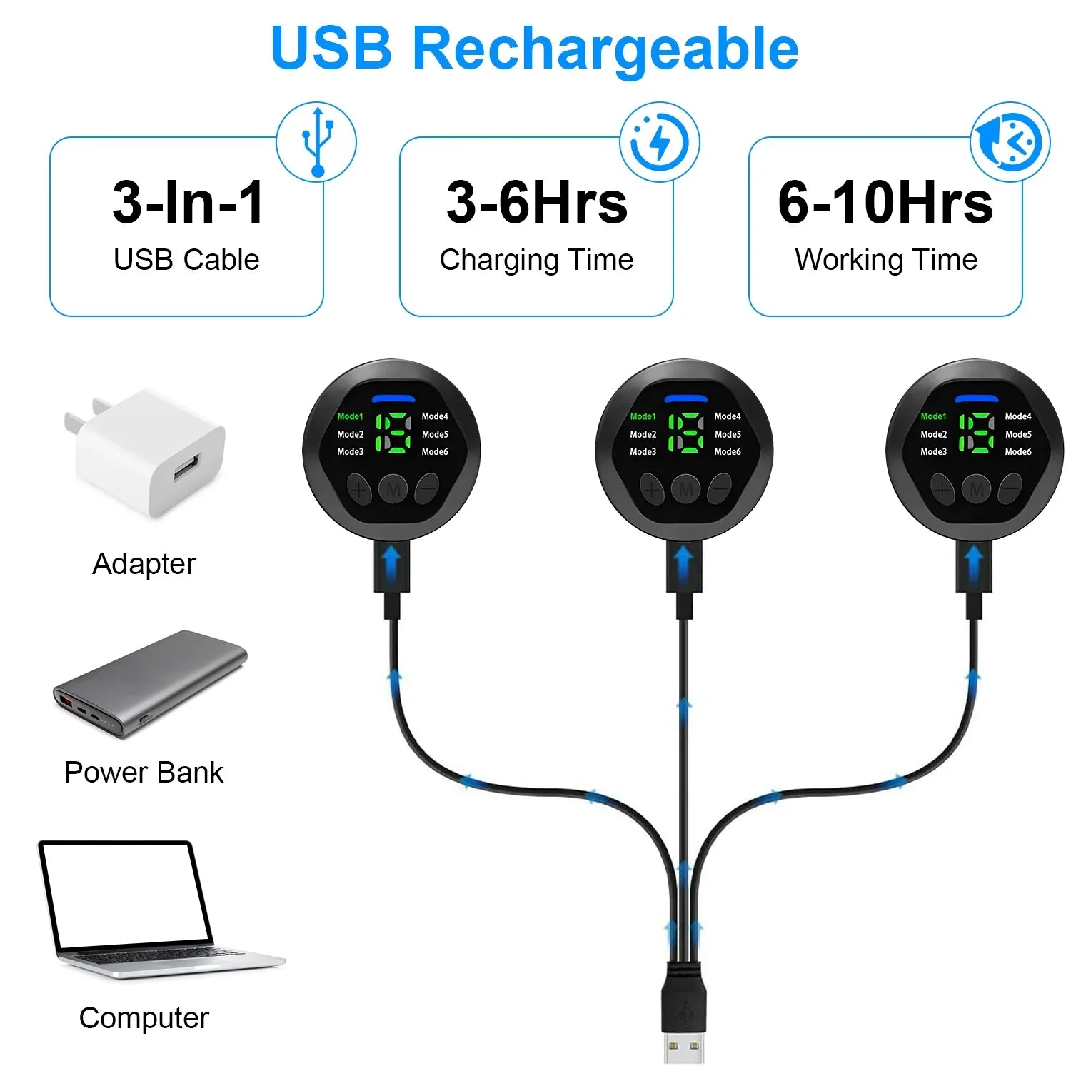 Abdominal Muscle Stimulator iMounTEK ABS Training Fitness Equipment with 6 Modes 18 Intensity Levels Home Office