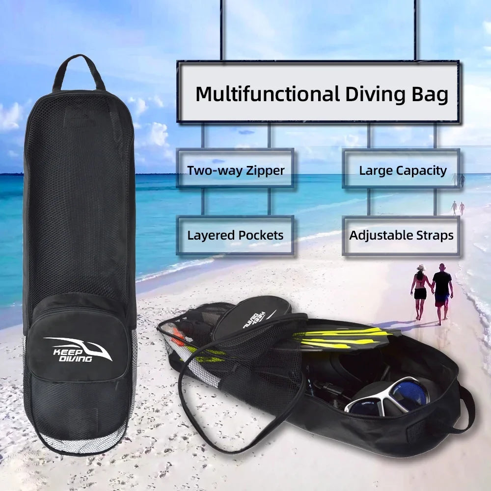KEEP DIVING storage bag,Pvc Fins With Fins Pvc Fins Portable Fins Pvc Fins With