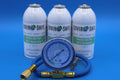 Envirosafe Arctic Air for R22 systems, 3 cans and a gauge, R22a, R-22a