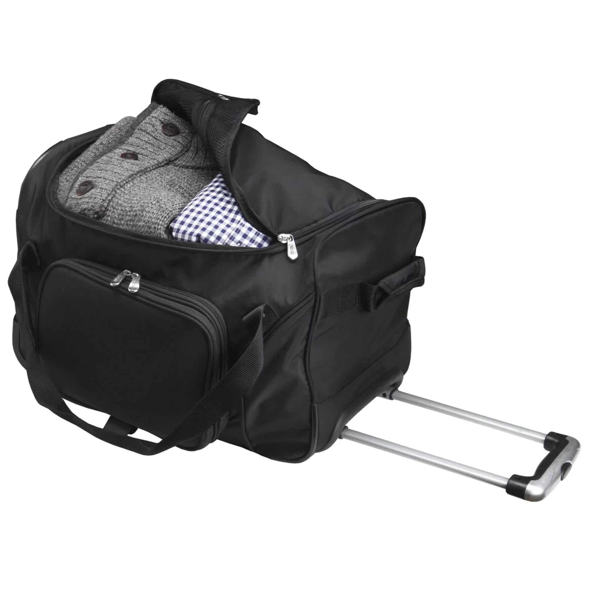 MOJO Black San Diego State Aztecs 22" 2-Wheeled Duffel Bag