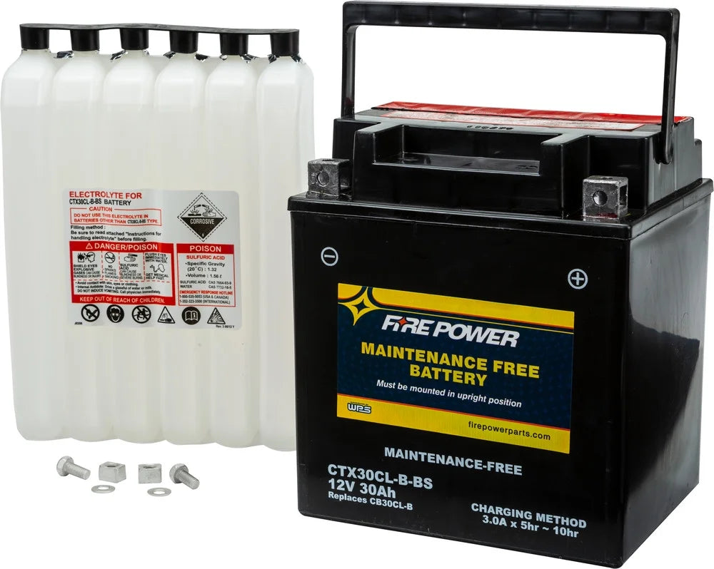 Fire Power Maintenance Free Battery CTX30CL-B-BS Matching With Sea-Doo GTX LTD 215 2005-2015