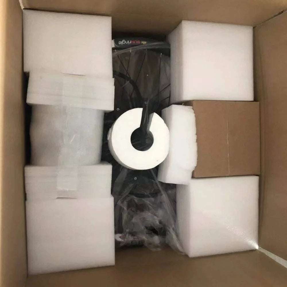 Big Power All Waterproof 150mm Dropout 21inch QS V3 72V 5000W 3.5T Hub Drive Ebike Conversion Kit with 100A Sabvoton Controller and 90/90 Tire