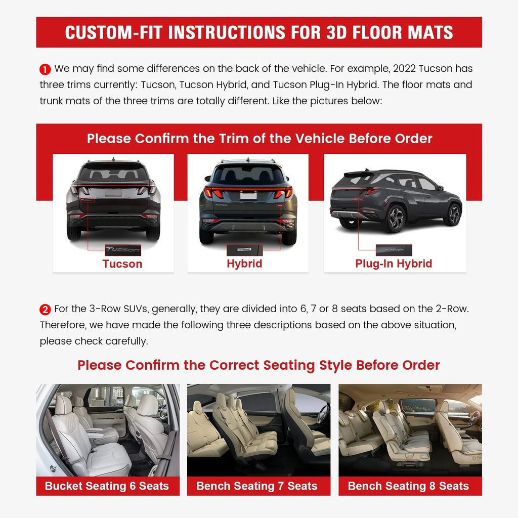 Ikon Motorsports 3D TPE Floor Mats Matching With 2008-2020 Dodge Grand Caravan 2008-2016 Chrysler Town & Country Black 3D Molded All Climate Car Carpets 1st 2nd Row Front Rear Protector Liner 4PCS