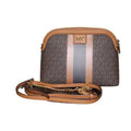 Michael Michael Kors Large Logo Stripe Dome Crossbody Bag …