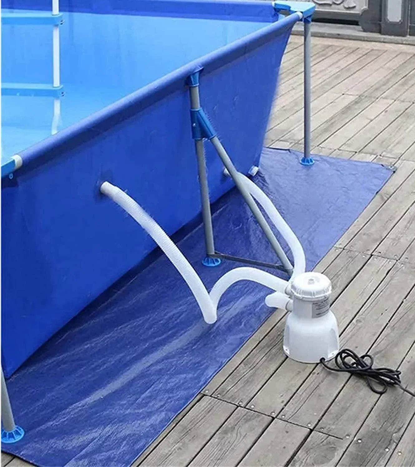 INTSUPERMAI Electric Swimming Pool Filter Pump Water Cleaning Tool for Above Ground Pools