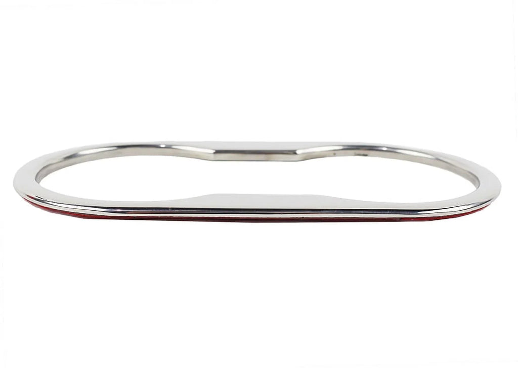 Kentrol 30002 Jeep Wrangler JK - 2007-10 Cup Holder Bezel Polished Stainless Steel