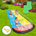 Blossomly 15.5ft Lawn Water Slides Water Toys, Party Racing Toy