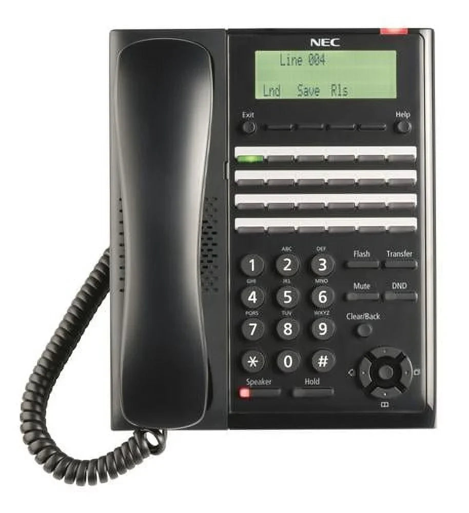 NEC NEC-BE117452 Digital 24-Button Telephone - Black