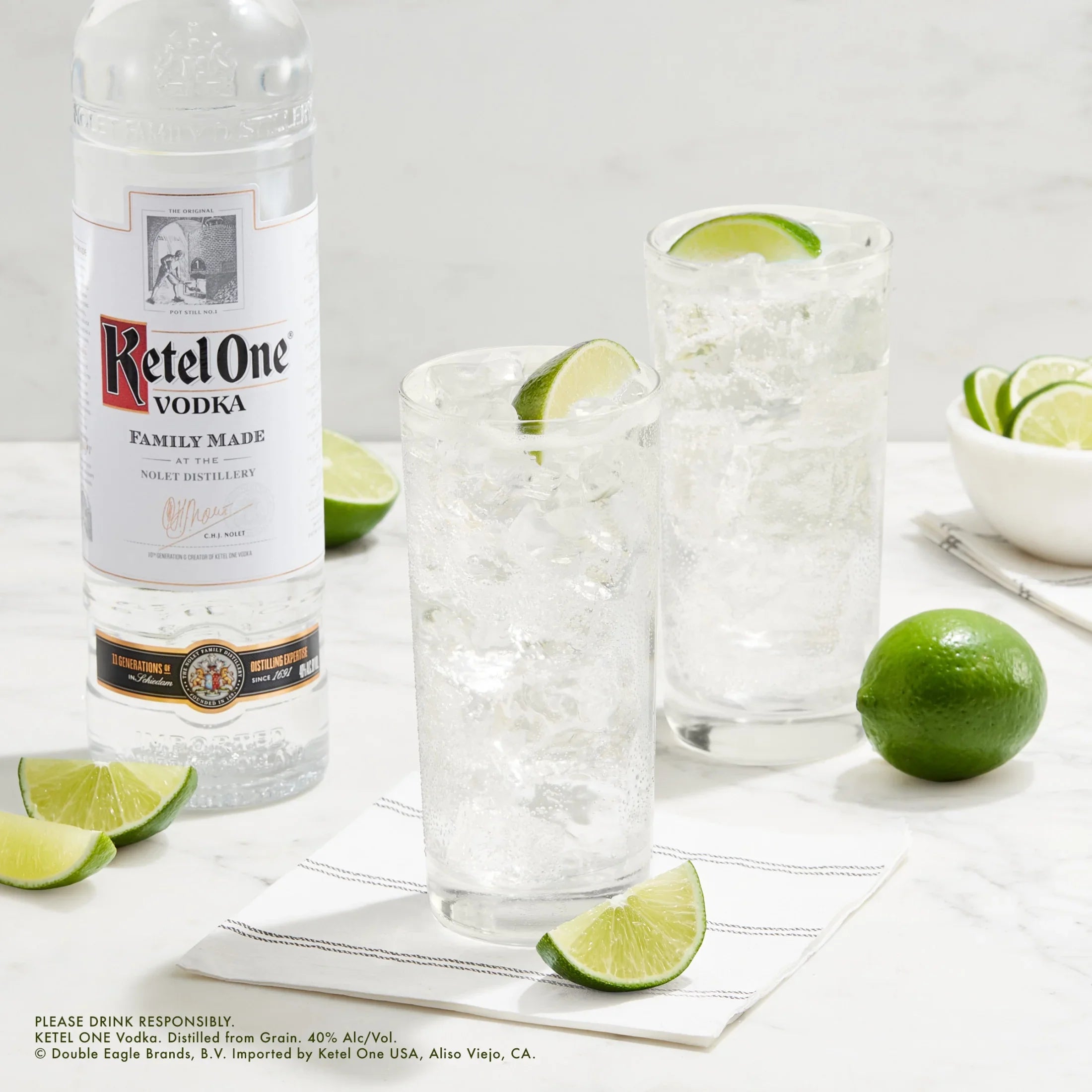 Ketel One Vodka, 1 L, 40% ABV