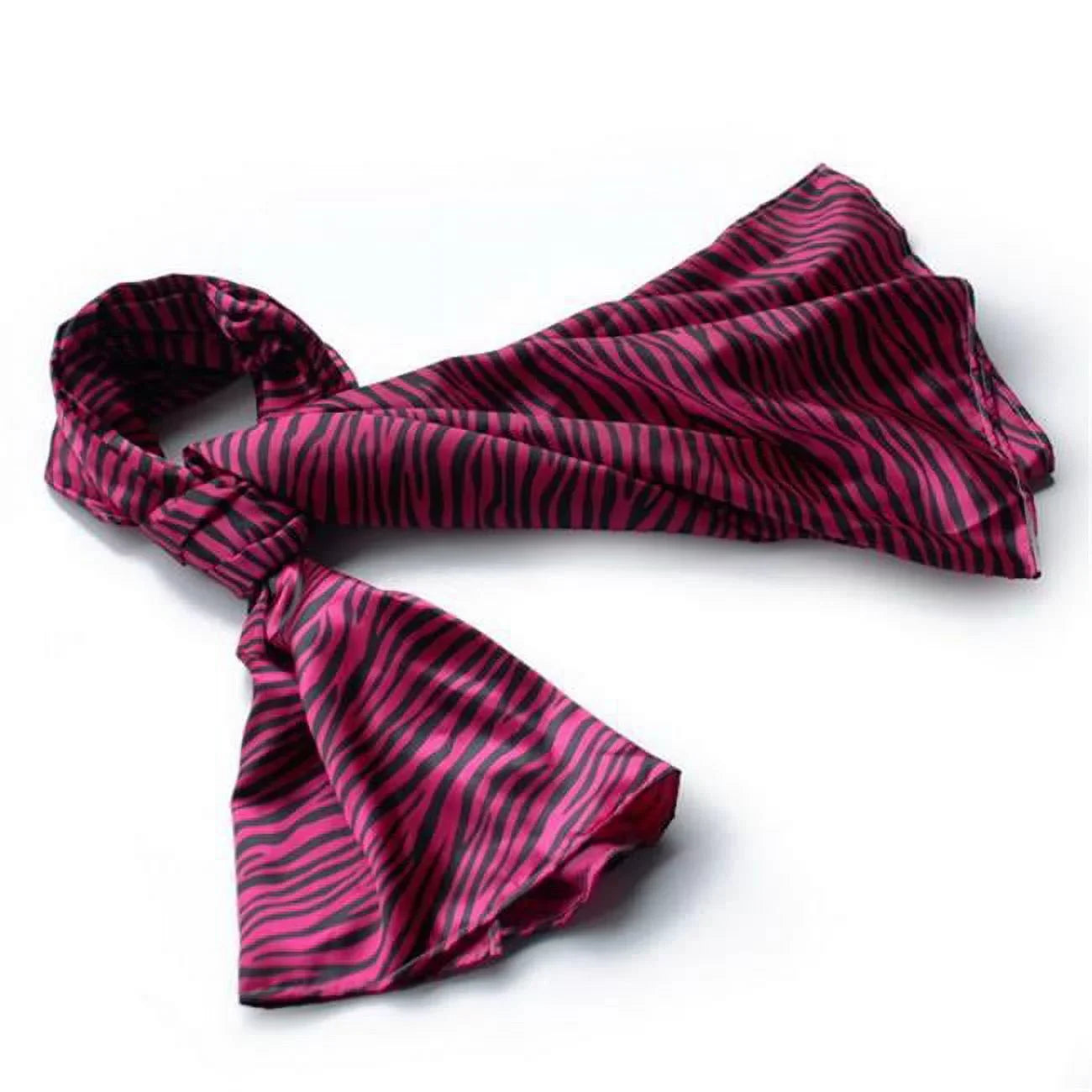 BRA-SCA01030-L Blancho Fushcia Funky Zebra Animal Pattern super soft Silk Scarf/Wrap/ShawlLarge