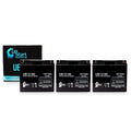 3x Pack - Matching CSB BATTERY OF AMERICA GP12170 Battery - Replacement UB12180 Universal Sealed Lead Acid Battery (12V, 18Ah, 18000mAh, T4 Terminal, AGM, SLA)