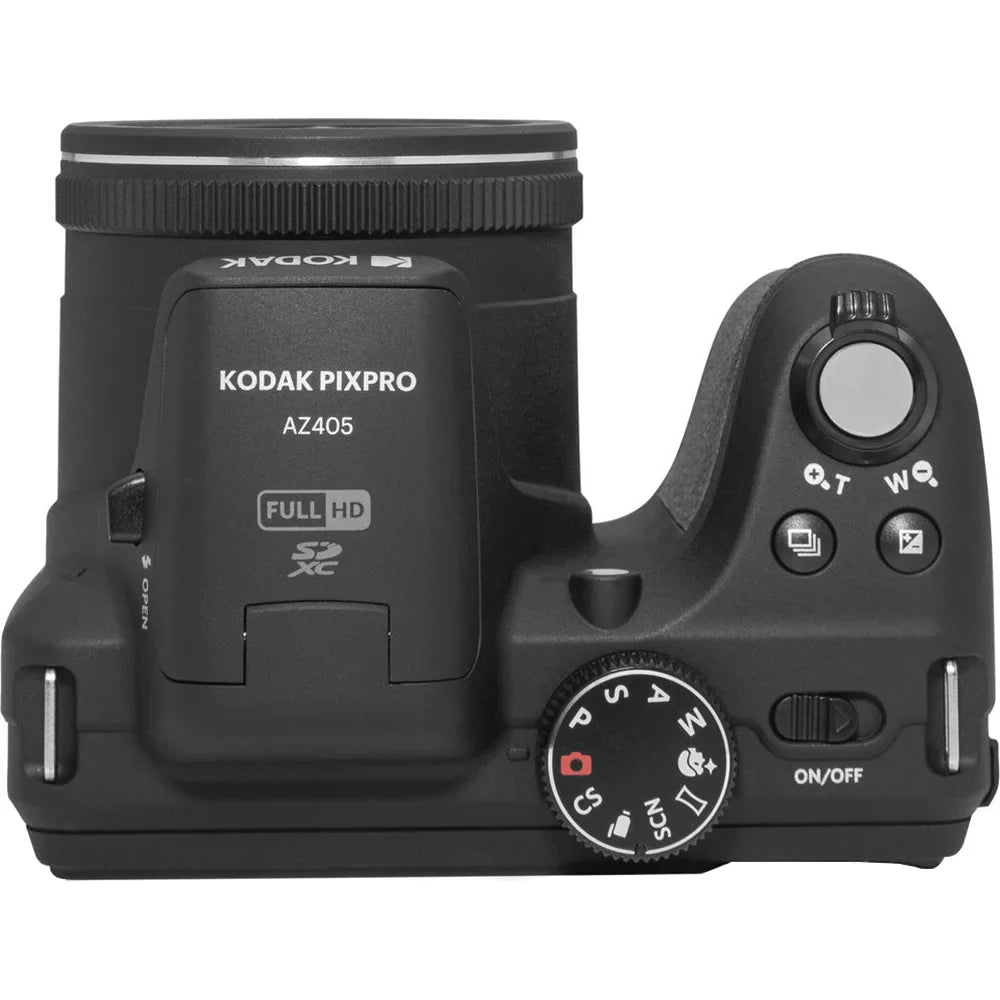 Open Box KODAK PIXPRO AZ405-BK 20MP Digital Camera 40x Optical Zoom 24mm Wide Angle Lens Optical Image Stabilization 1080P Full HD Video 3" LCD Vlogging Camera (Black)