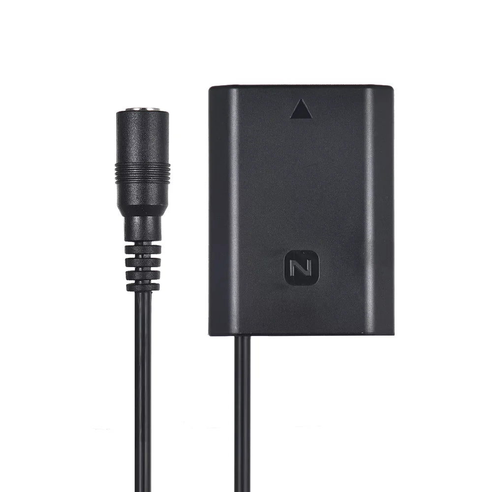 Andoer Adapter,A7III A9 A7RIII Battery A7III A9 Coupler Dual NP-FZ100 Coupler Dummy Battery A7III Dual USB Adapter A9 A7RIII A7SIII Adapter Dummy Battery Dual U-SB Adapter USB Coupler