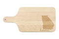 Creative Products Floral Home State - Georgia 17 x 8 Maple Paddle Cutting Board