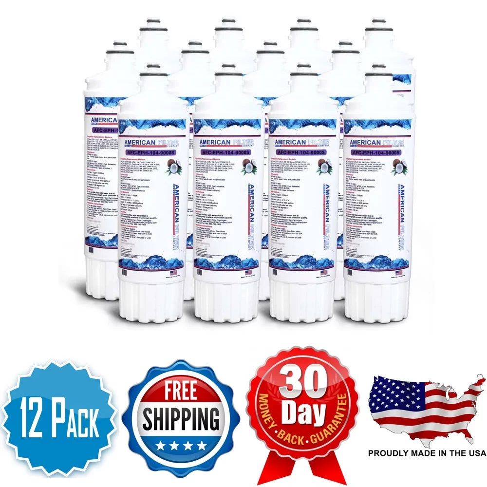 AFC Brand , Water Filters , Model # AFC-EPH-104-9000S , Suitable with EverPure® EV9618-36 - 12 Filters - Made in U.S.A.