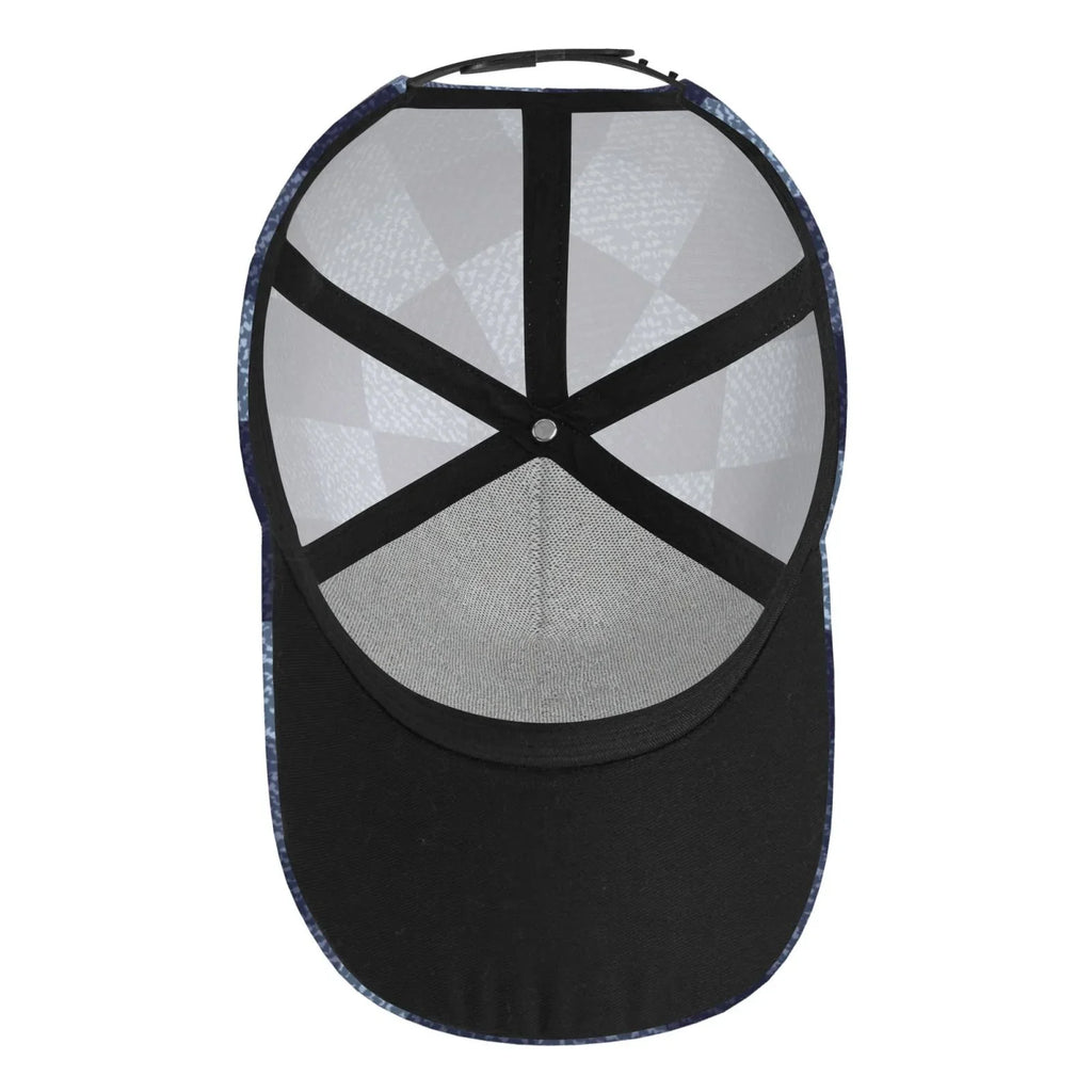 Balery Baseball Cap Adjustable Size for Running Workouts and Outdoor Activities All Seasons Dad Hat(Blue Gingham Buffalo Check)