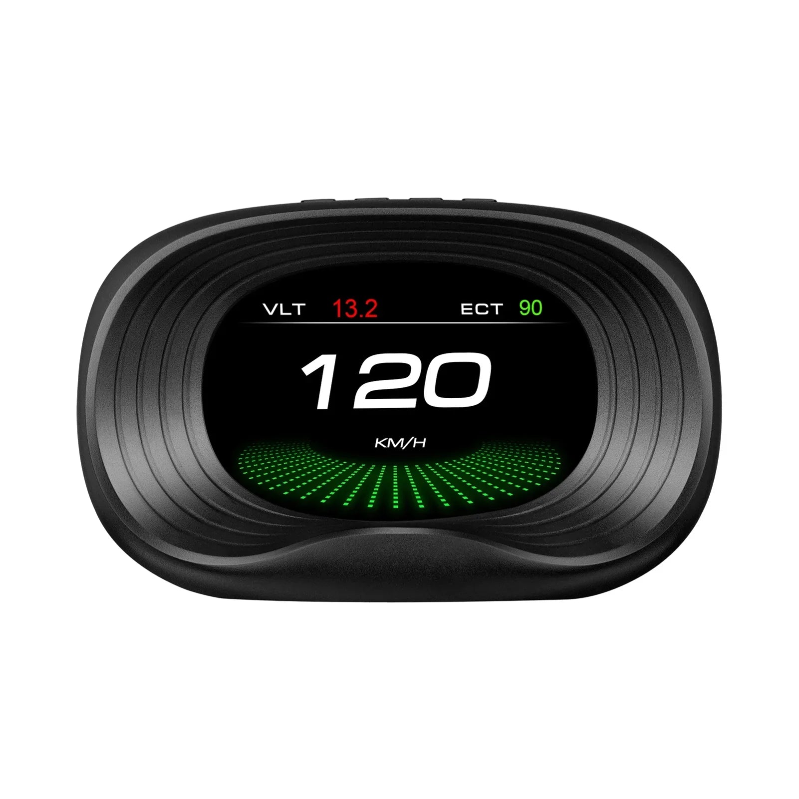 Nebublu Head Up Display, Digital OBDII Speedometer Car Head Display with OBD Interface, Speed Voltage Single Mileage Clock Display