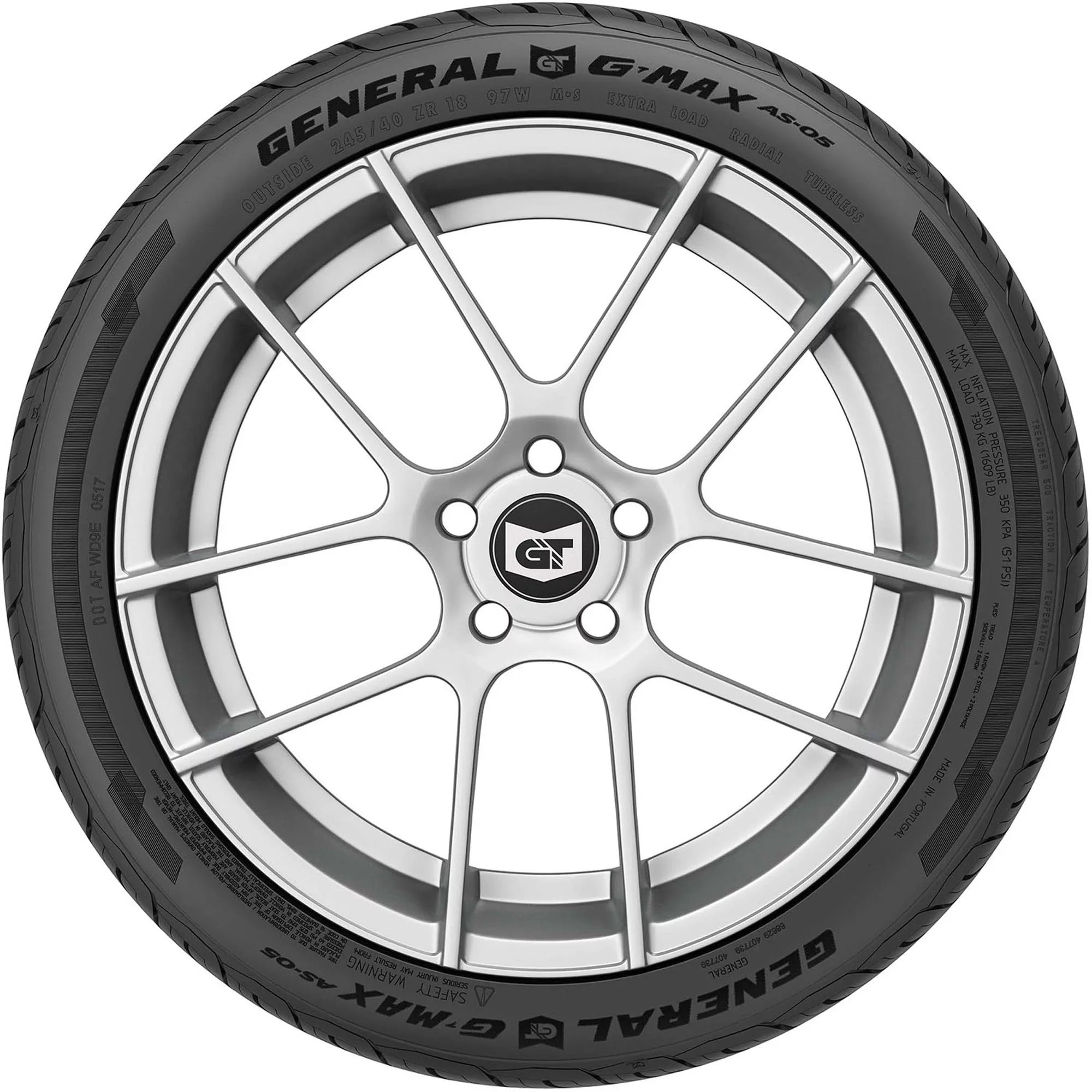 General G-MAX AS-05 UHP All Season 235/50ZR17 96W Passenger Tire