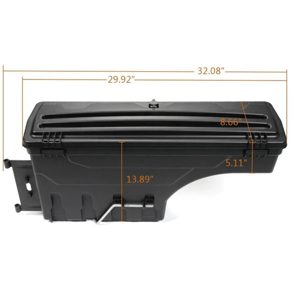 Teledu TRUCK BED STORAGE BOX TOOLBOX REAR RIGHT SIDE For 2015-2020 Ford F-150